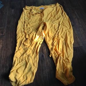 Mustard yellow pants